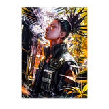 Poster Shikamaru Naruto illustré à la main en Anjou