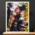 Cadre Blanc Shikamaru Naruto illustré à la main en Anjou