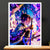 Cadre Blanc Shinobu Kocho Demon Slayer illustré à la main en Anjou