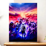 Affiche Solo Leveling Arise illustrée à la main en Anjou