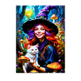 Poster Sorcière Champignon