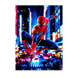 Poster Spiderman illustré à la main en Anjou