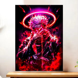 Affiche Sukuna Jujutsu Kaisen illustrée à la main en Anjou