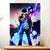 Cadre Blanc Sung Jin-Woo Solo Leveling illustré à la main en Anjou