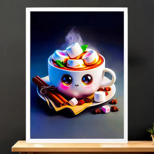 Cadre Blanc Tasse à Café