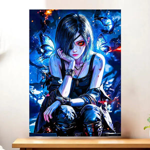 Affiche Touka Tokyo Ghoul illustrée à la main en Anjou