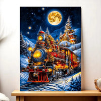 Tableau Train de Noël