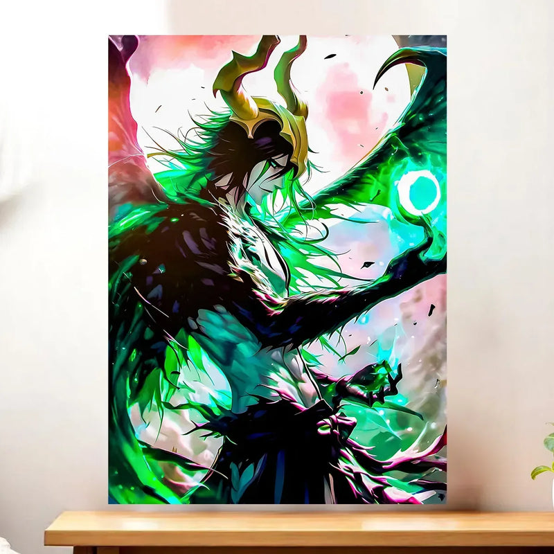 Affiche Ulquiorra Schiffer Bleach illustré à la main en Anjou