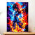 Affiche Vegeta SSJ4 Dragon Ball GT illustrée à la main en Anjou