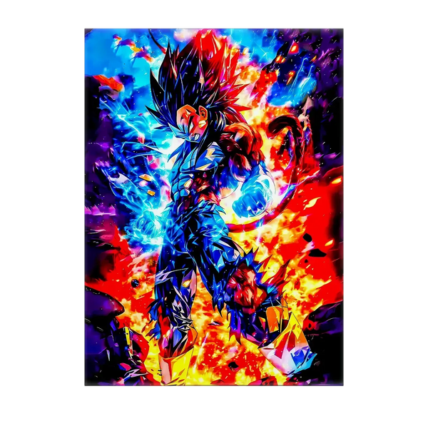 Tableau Vegeta SSJ4 – 10x15 cm
