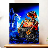 Affiche WALL-E illustrée à la main en Anjou