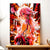 Tableau Yae Miko Genshin Impact illustré à la main en Anjou