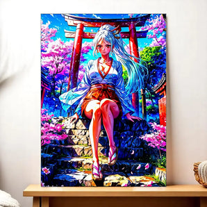 Poster Yamato One Piece illustré à la main en Anjou