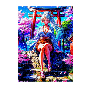 Toile Yamato One Piece illustré à la main en Anjou