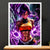 Cadre Blanc Yoruichi Bleach illustré à la main en Anjou