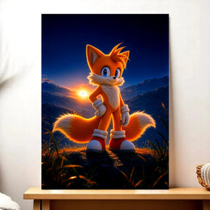 Tableau Tails illustré à la main en Anjou