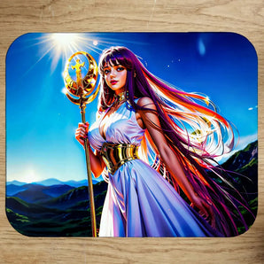 Tapis de Souris Athéna Saint Seiya illustré à la main en Anjou