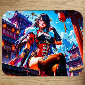 Tapis de Souris Beidou Genshin Impact illustré à la main en Anjou