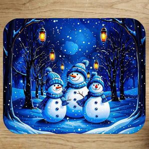 Tapis de Souris Bonhomme de Neige illustré à la main en Anjou