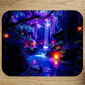 Tapis de Souris Cascade Fleur illustré à la main en Anjou