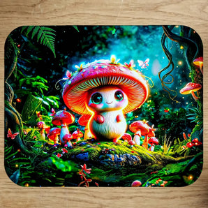Tapis de Souris Champignon illustré à la main en Anjou