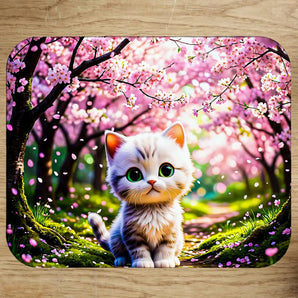 Tapis de Souris Chaton illustré à la main en Anjou
