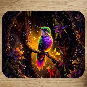 Tapis de Souris Colibris Violet illustré à la main en Anjou