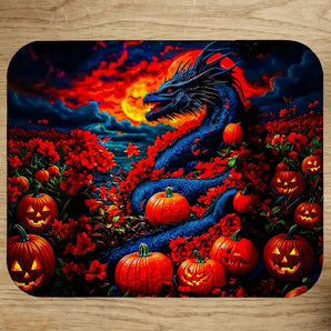 Tapis de Souris Dragon Halloween illustré à la main en Anjou