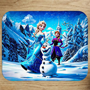 Tapis de Souris Reine des Neiges illustré à la main en Anjou