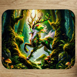 Tapis de Souris Esprit de la Forêt illustré à la main en Anjou