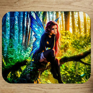 Tapis de Souris Fée Gothique illustré à la main en Anjou
