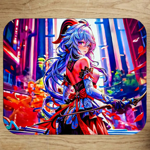 Tapis de souris Ganyu Genshin Impact illustré à la main en Anjou