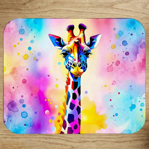 Tapis de Souris Girafe Pop Art illustré à la main en Anjou