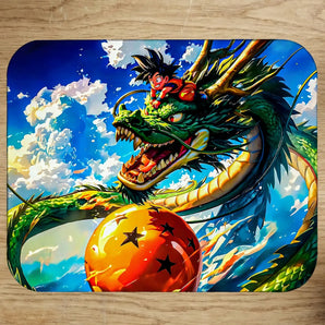 Tapis de Souris Goku Shenron Dragon Ball illustré à la main en Anjou