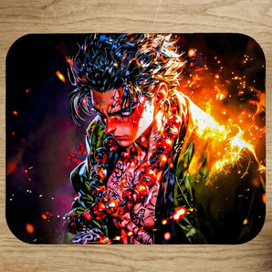 Tapis de Souris Gyomei Himejima Demon Slayer illustré à la main en Anjou