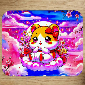 Tapis de Souris Hamtaro illustré à la main en Anjou