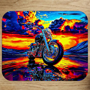 Tapis de Souris Harley Davidson illustré à la main en Anjou