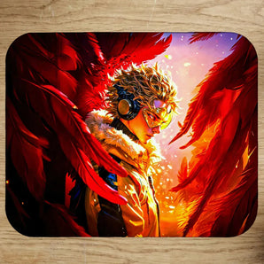 Tapis de Souris Hawks My Hero Academia illustré à la main en Anjou