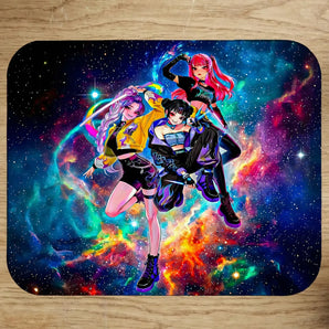 Tapis de Souris Kpop Demon Hunter HUNTR/X illustré à la main en Anjou