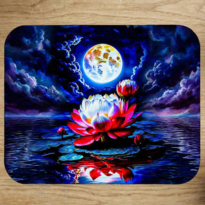 Tapis de Souris Lotus illustré à la main en Anjou
