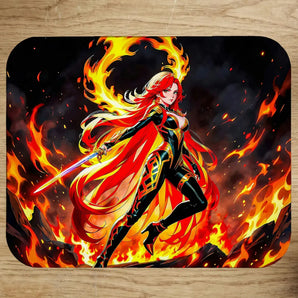 Tapis de Souris Mavuika Genshin Impact illustré à la main en Anjou