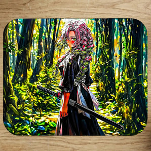 Tapis de Souris Mitsuri Kanroji Demon Slayer illustré à la main en Anjou