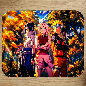 Tapis Naruto Equipe 7 illustré à la main en Anjou