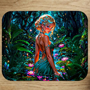 Tapis de Souris Nymphe illustré à la main en Anjou