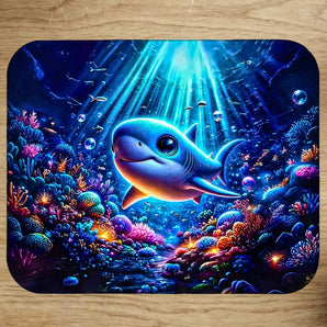 Tapis de Souris Requin illustré à la main en Anjou