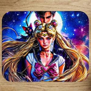 Tapis de Souris Sailor Moon illustré à la main en Anjou