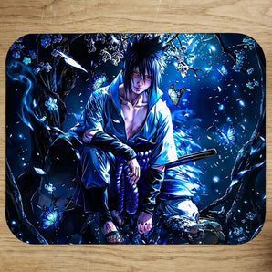 Tapis de Souris Sasuke Naruto illustré à la main en Anjou