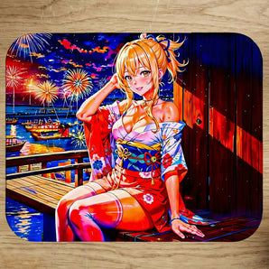 Tapis de Souris Yoimiya Genshin Impact illustré à la main en Anjou
