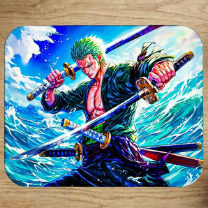 Tapis de Souris Zoro One Piece illustré à la main en Anjou
