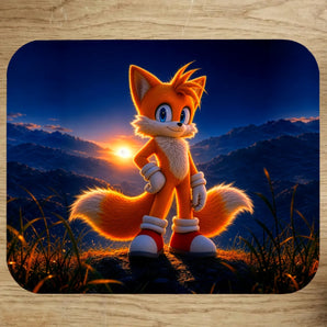 Tapis de Souris Tails illustré à la main en Anjou